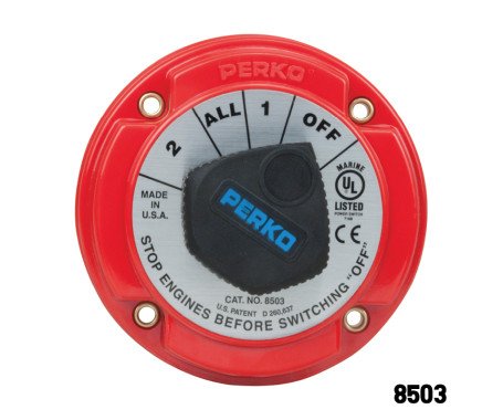 PERKO - Battery Switch with AFD